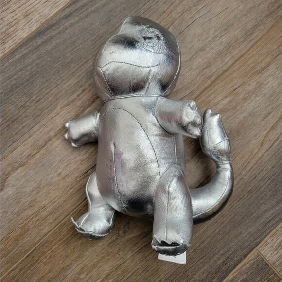 Pokemon Charmander Silver Metallic Stuffed Animal Plushie - Picture 1 of 7